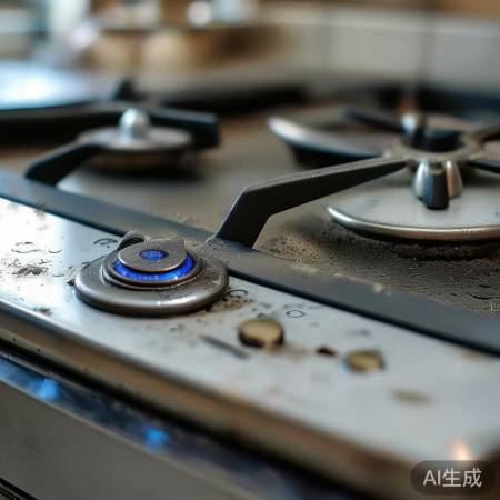 燃气灶感应针故障，无法熄火