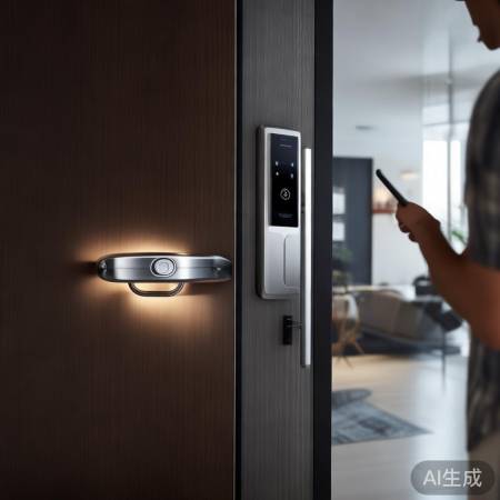 智能锁芯，远程控制，联动便捷