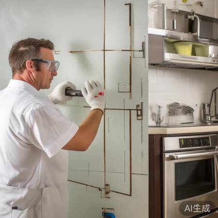 定位打孔,避家具,孔径略大于水