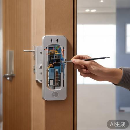 检查指纹锁硬件，维修或更换