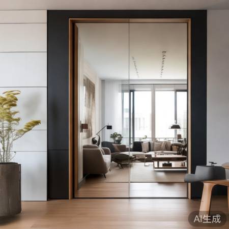 隐形门，节省空间，个性化设计