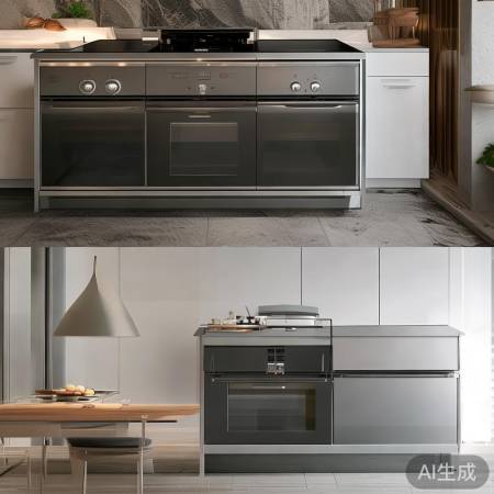 厨房艺术，风格多样