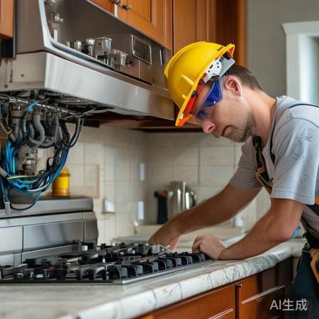 燃气灶安装需谨慎，安全第一。