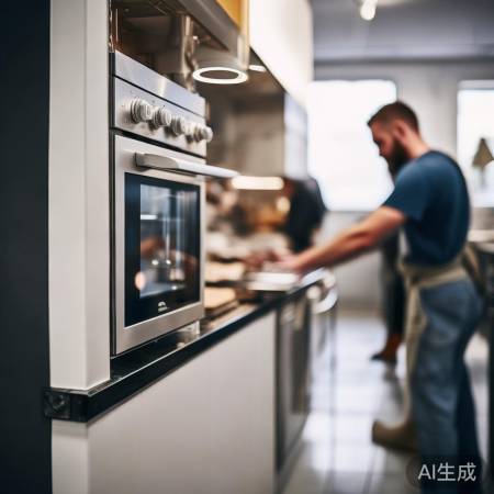 集成灶贴墙技巧，耐心是关键