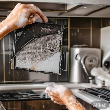 清洗油烟机过滤网