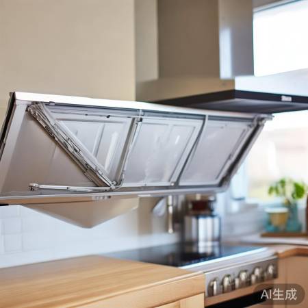 油烟机检查完毕，保持厨房清洁