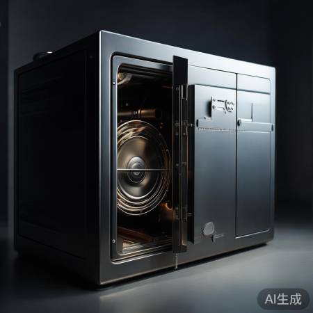 “保险柜顶，风扇位置”