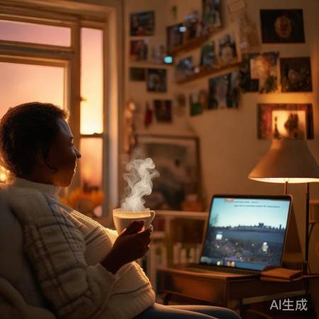 喝茶休息，分享生活故事