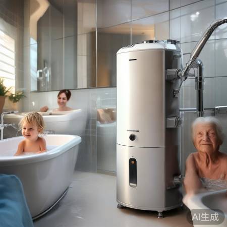 “大容量热水器，满足多人同时洗