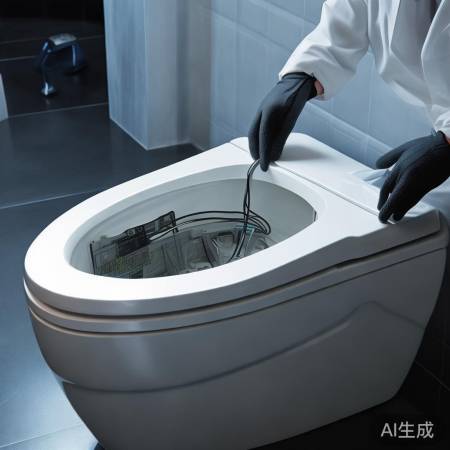 确保安全，避免马桶着火