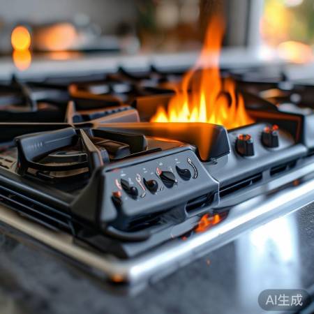 燃气灶安全与易清洁性