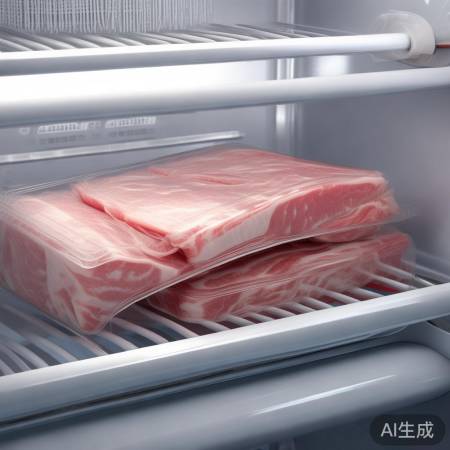 冷藏猪肉，控温4℃