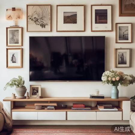 墙面装饰，空间有层次