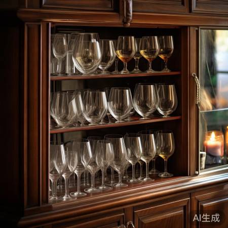 红酒杯摆放技巧