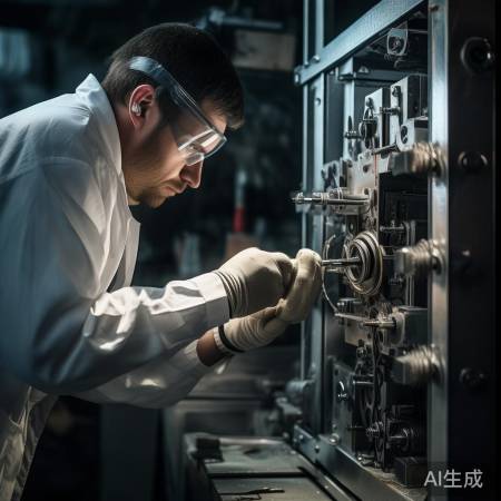 拆装锁具，注意力度