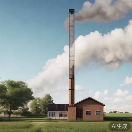 烟囱避遮挡,可加高延伸