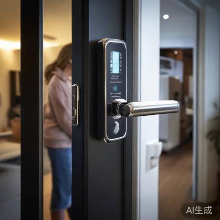 记录行踪，自动报警指纹锁