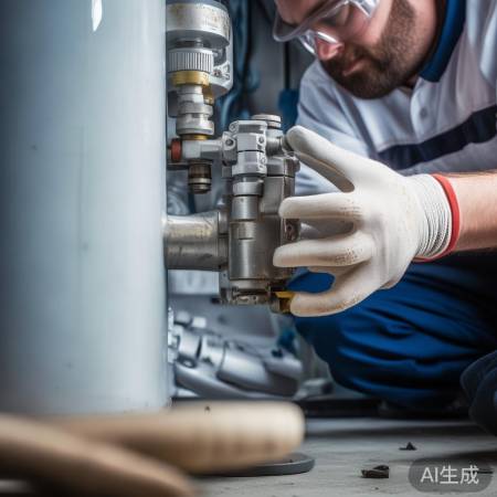 复位排水阀,确保连接紧密