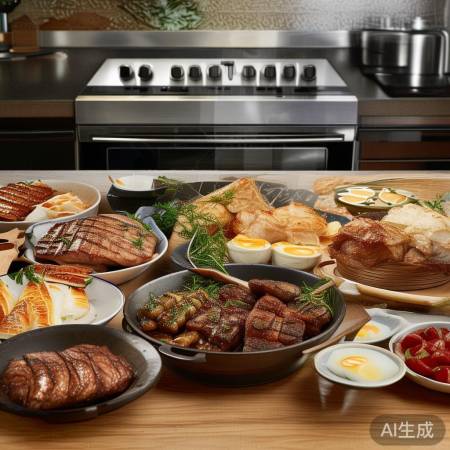 蒸烤一体，美味便捷