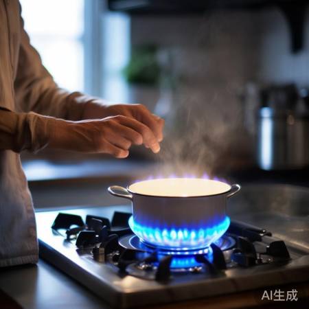 燃气灶火力调适中