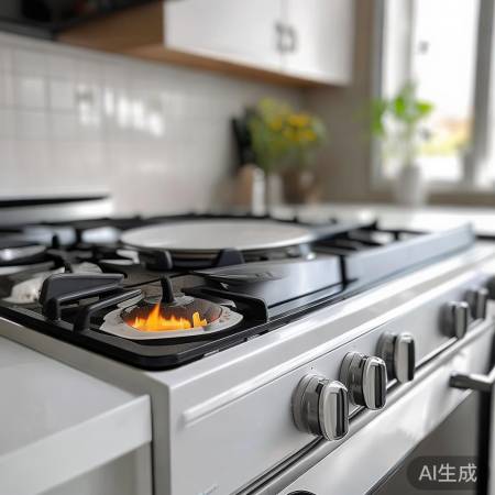 燃气灶维护简单,定期清理。