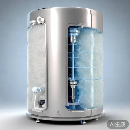 电热水器内结构复杂,功能全面。