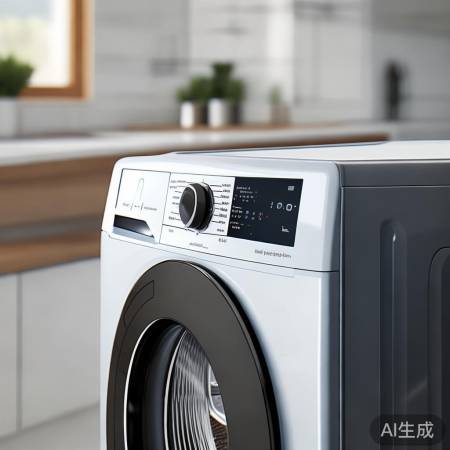 智能洗衣机,一键洗衣轻松!