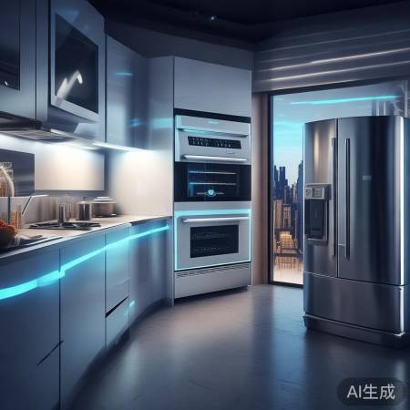 未来厨房科技感十足