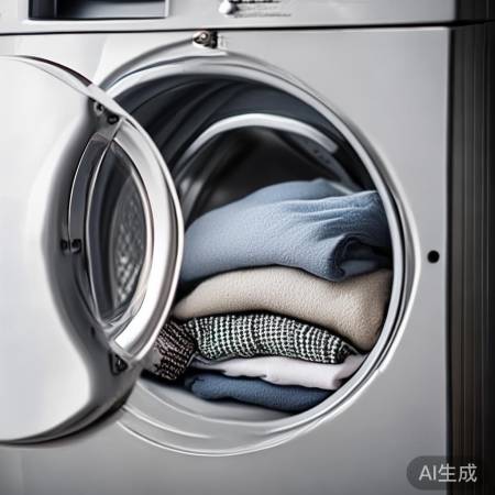 滚筒洗衣机，温和洗涤，折叠入内