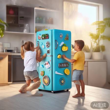 夏日神器：迷你碱水冰箱贴