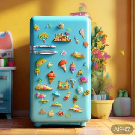 “夏日消暑，冰箱贴分享”