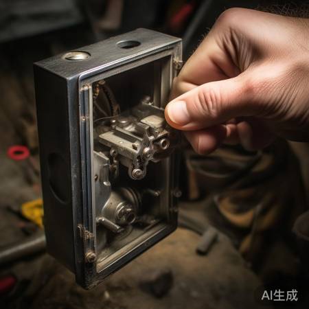 摇锁听异响,查内部异物