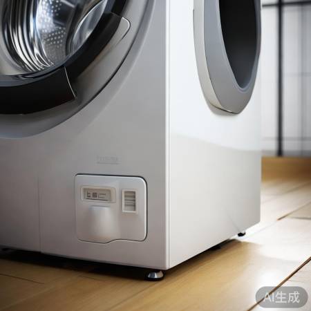 “洗衣机平稳放置,确保传感器准