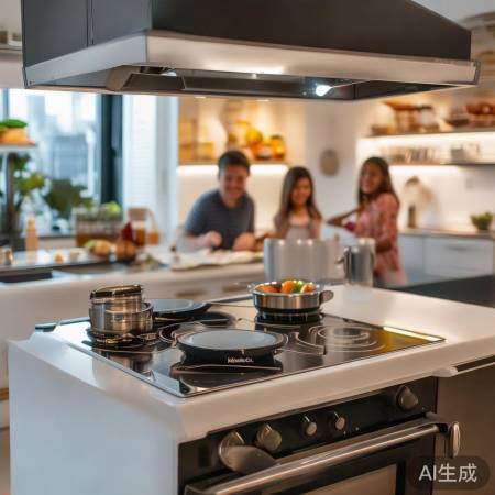 温馨岛集成灶,厨房生活好帮手