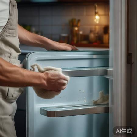 冰箱门封条清洁，开启更顺畅
