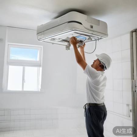 吊顶热水器需专业安装，通风安全