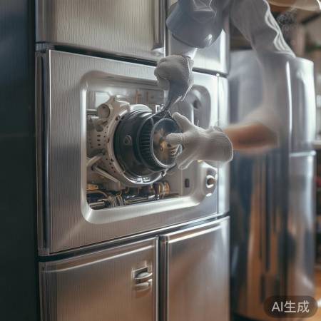 冰箱噪音大，检查压缩机