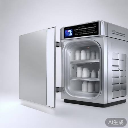 确保消毒柜门关紧，选消毒模式。