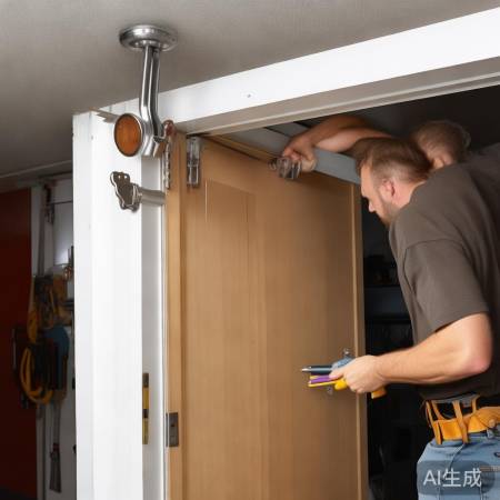 安装防盗门天地钩，简单三步搞定