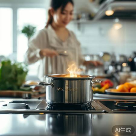 “华帝燃气灶A808D,厨房好