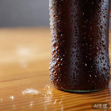 冷藏可乐口感略冰。