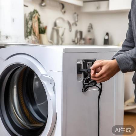 电源线接触不良,洗衣机可能无法