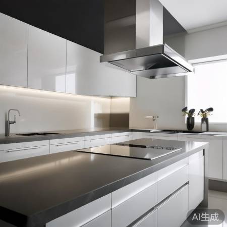 L型U型厨房油烟机易装，直角需