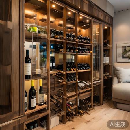 红酒柜装修，自然舒适，简单真谛