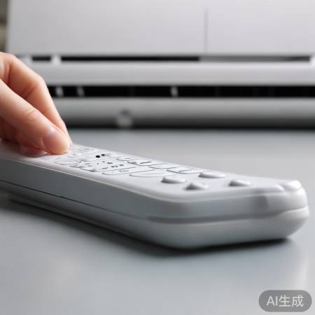 按住模式键,空调待机