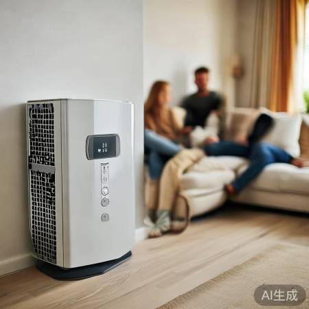 空气能暖气，一键启动，省心方便